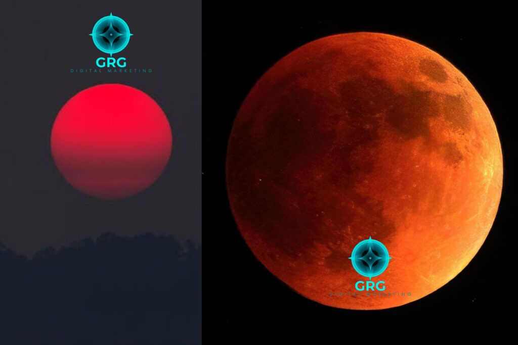 Blood Moon 2025 - Total Lunar Eclipse Over North America by SEO Company in Noida